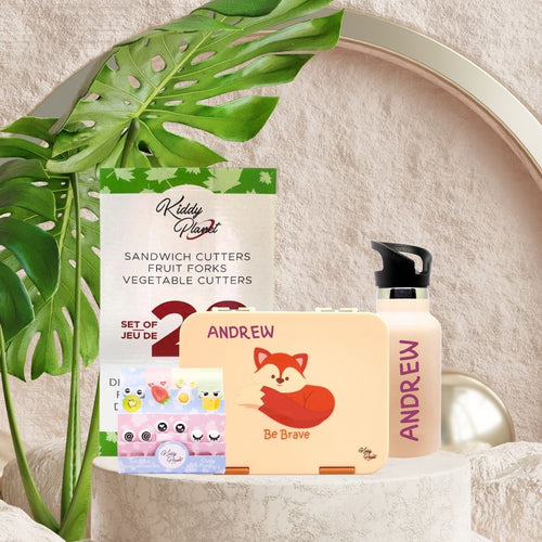 Fox Kiddy Planet Bento Box Bundle