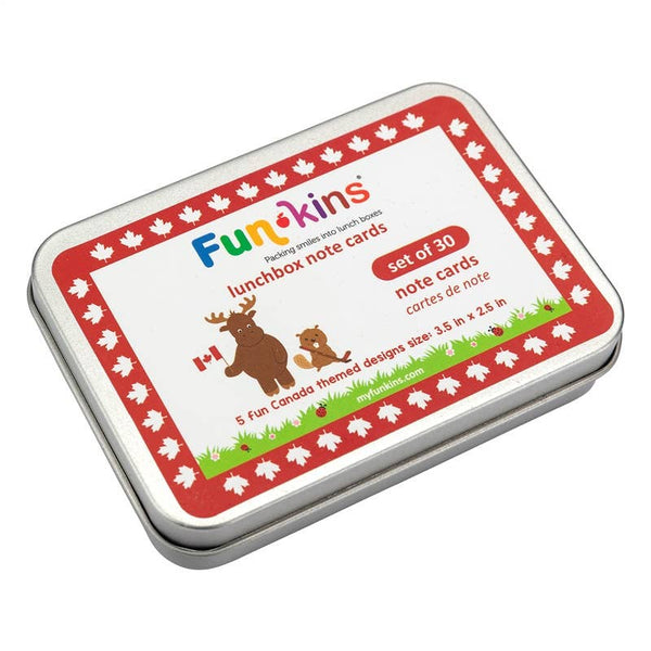 Lunchbox Note Cards for Kids - Canadian Critters