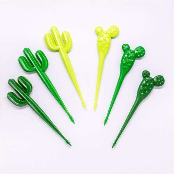 6 Cactus food picks for Bento Lunch Box - KiddyPlanet