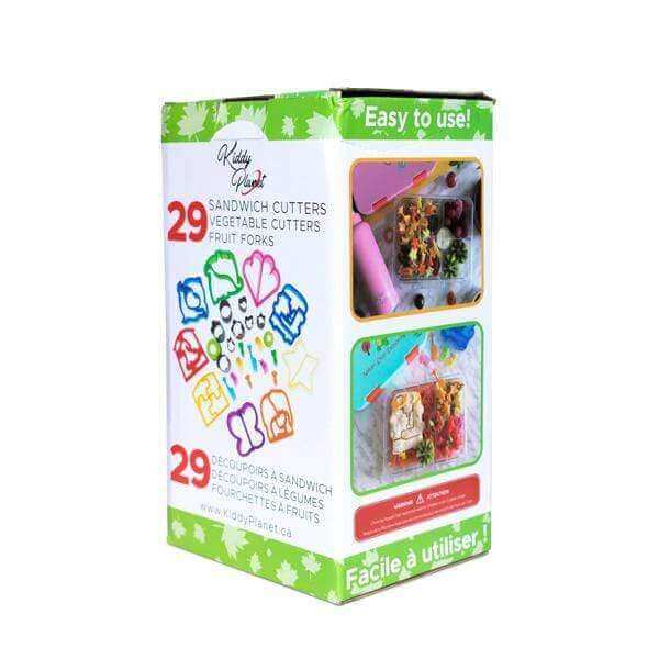 Set of 29 Cute Food Cutters and Food picks - KiddyPlanet - Bento Lunch Box