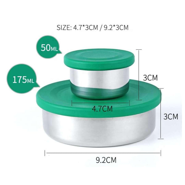2 Dip and sauce containers for Bento Lunch Boxes & Lunch Bags from Kiddy Planet