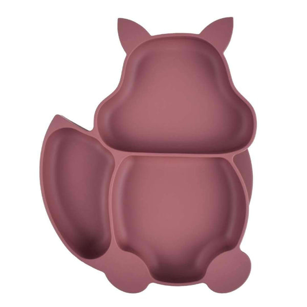 Baby Fox Suction Plate Set by Kiddy Planet Bento Lunch Box