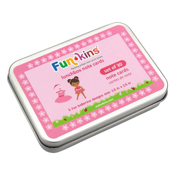 Lunchbox Note Cards for Kids - Ballerinas