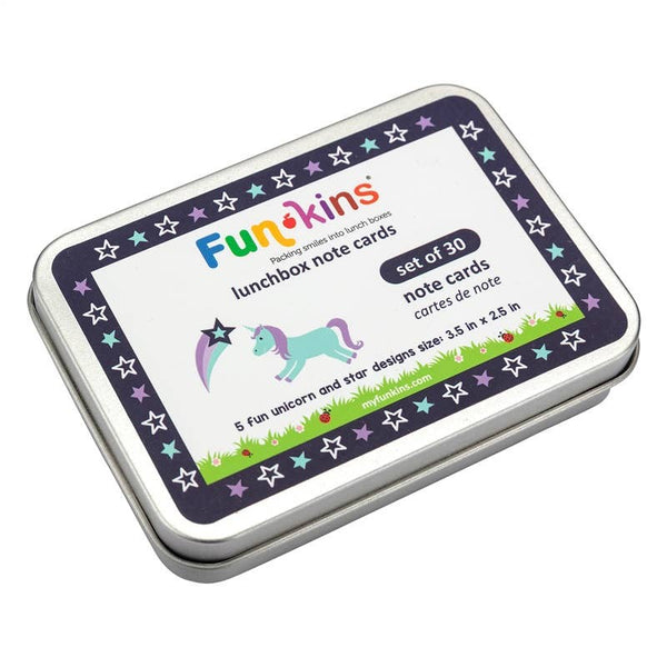 Lunchbox Note Cards for Kids - Unicorns