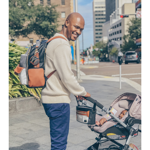 Coffee & Cream Boss Backpack™ Diaper Bag