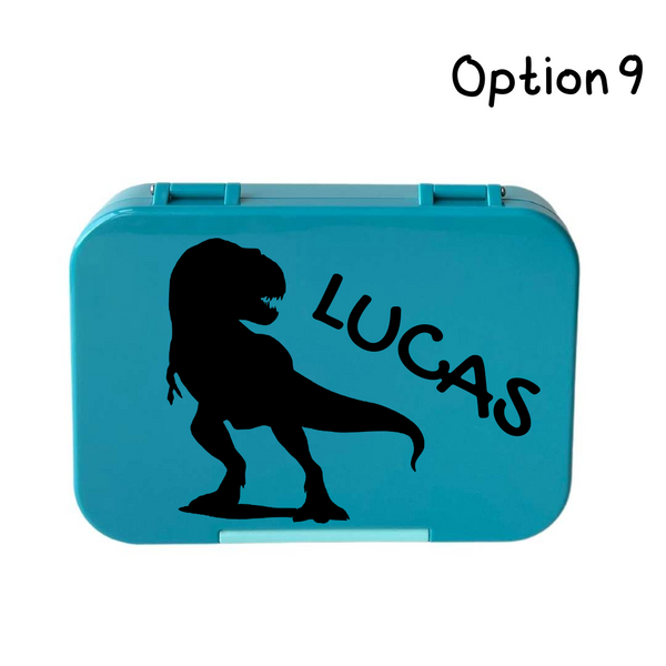 Lucas Custom Blue Bento Boxes from Kiddy Planet Bento Lunch Box 2