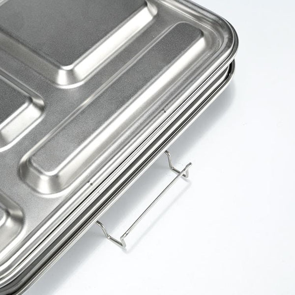 Detailed Stainless Steel Bento Box Canada are The Best Leakproof 5 Compartments Stainless Stell Bento Lunch Box from Kiddy Planet