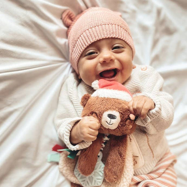 *NEW* Holiday Bear Itzy Lovey™ Plush + Teether Toy