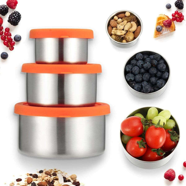 Leakproof Stainless Steel Food Containers With Lids