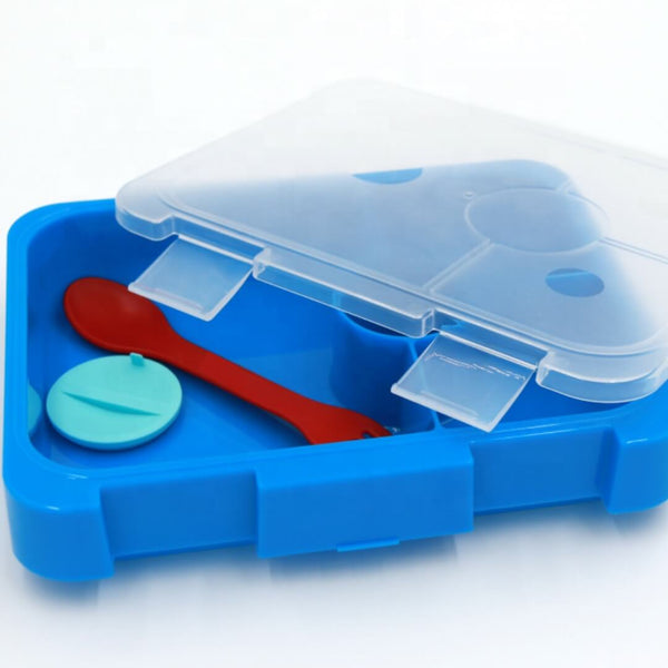 Blue Bento Boxes 4 compartments/ Platter for Adults from Kiddy Planet Bento Lunch Box