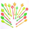 16 Leaf Shaped Food Picks for Kids Bento Lunch Box to Make Mealtime Fun. 