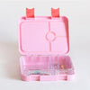 Bento Lunch Box Kiddy Planet - Opened Pink Unicorn Kids Bento Lunch Box from our Child Pack