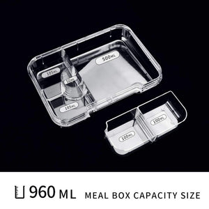 4 or 6 compartments Bento Boxes from Kiddy Planet Bento Lunch Box