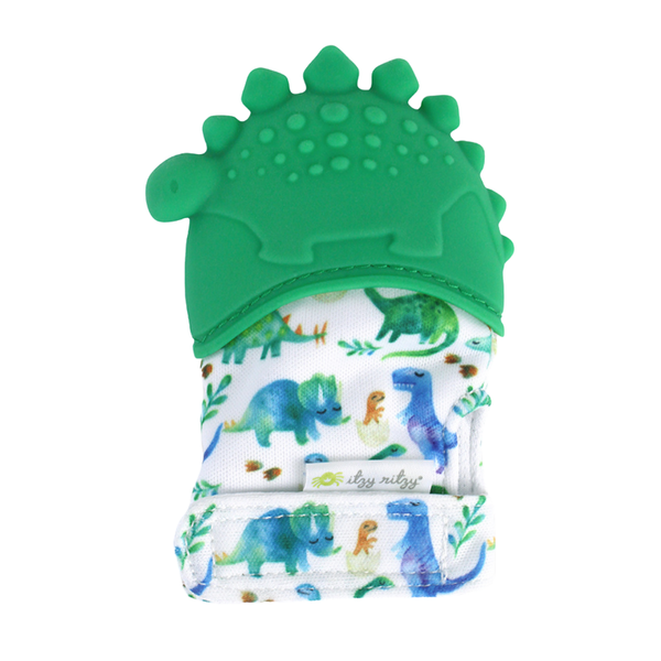 Itzy Mitt™ Silicone Teething Mitts Dinosaur