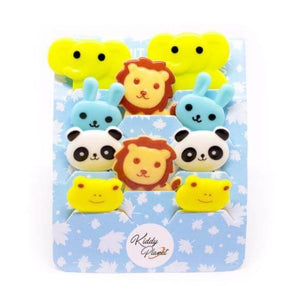 Set of Animal shaped fruit forks for Kids Lunch Box from Kiddy Planet Bento Lunch Box