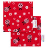 Set of Two Reusable Cloth Napkins for Kids - Ladybugs
