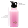 Pink Stainless Steel Water Bottle - KiddyPlanet - Bento Lunch Box