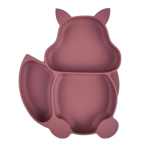 Baby Fox Suction Plate Set by Kiddy Planet Bento Lunch Box