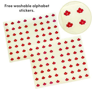 Stickers for the Dinosaur Blue Leakproof Bento Boxes from Kiddy Planet Bento Lunch Box