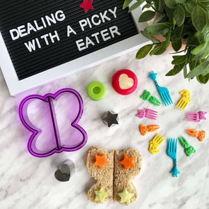 Set of 29 Cute Food Cutters and Food picks - KiddyPlanet - Bento Lunch Box