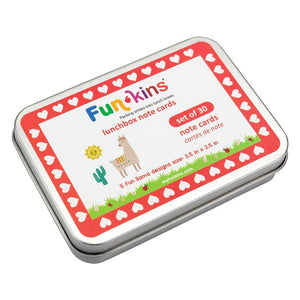 Lunchbox Note Cards for Kids - Llamas