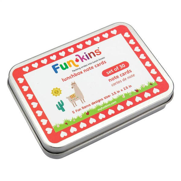 Lunchbox Note Cards for Kids - Llamas