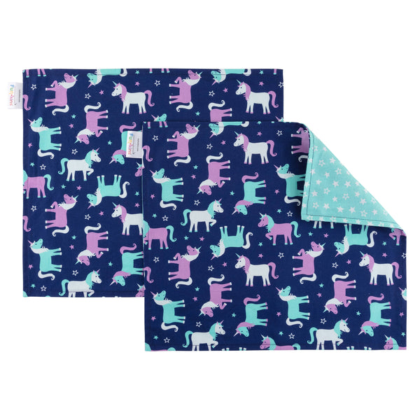 Set of Two Placemats for Kids - Unicorns
