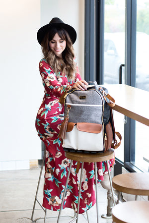 Coffee & Cream Boss Backpack™ Diaper Bag