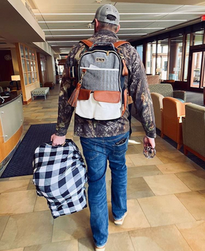 Coffee & Cream Boss Backpack™ Diaper Bag