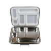 Stainless Steel Bento Box Canada are The Best Leakproof 5 Compartments Stainless Stell Bento Lunch Box from Kiddy Planet