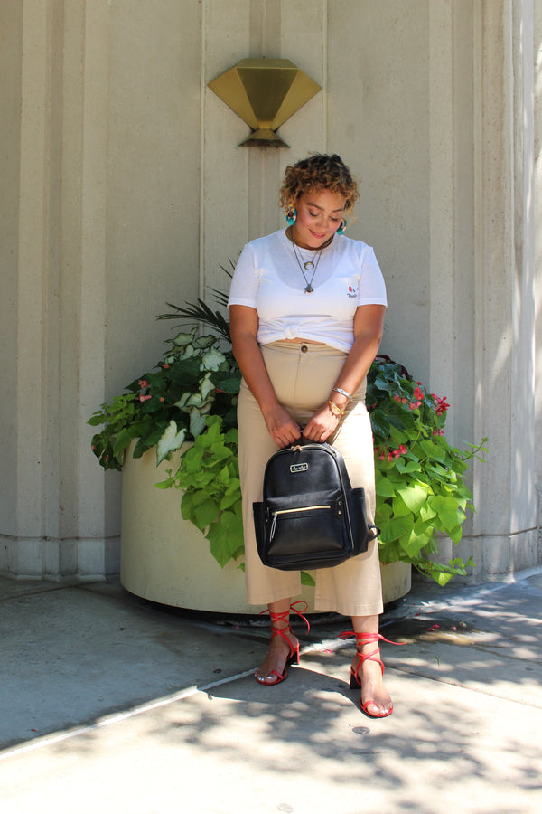 Black Itzy Mini™ Diaper Bag Backpack