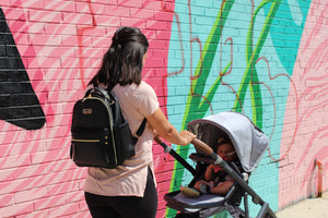 Black Itzy Mini™ Diaper Bag Backpack