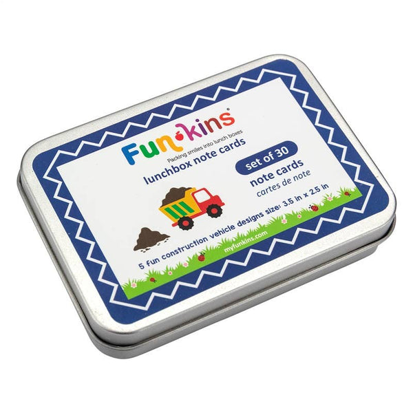 Lunchbox Note Cards for Kids - Construction