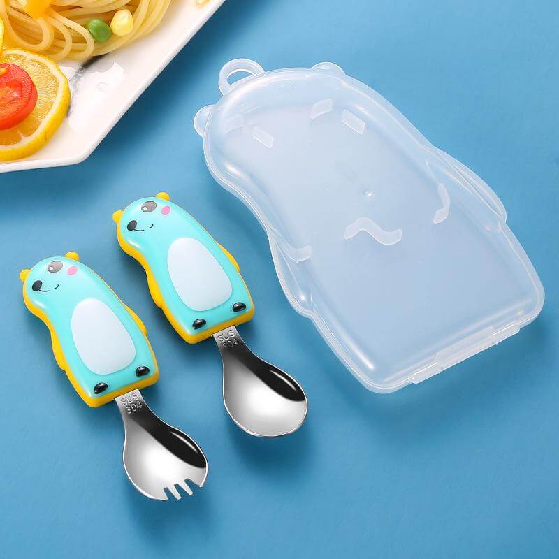 Cute little fork & spoon for Bento Lunch Box