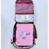 Opened Insulated Lunch Bag - Unicorn - Kiddy Planet Pink Bento Lunch Box