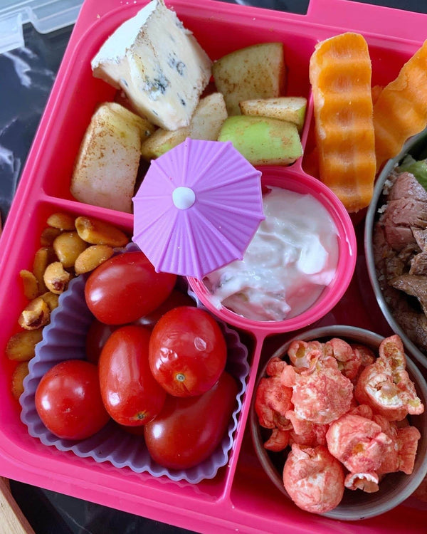 Pink Bento Boxes 4 compartments/ Platter for Adults from Kiddy Planet Bento Lunch Box