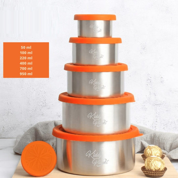 Leakproof Stainless Steel Food Containers With Lids