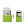 Green Cutters Set dimensions . The cutters Set are made to be included inside Kids Bento Lunch Box to cut their food
