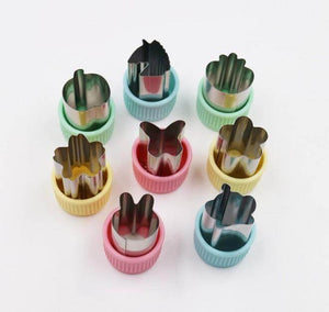 22 pcs Sandwich, Veggies, Fruits & Cheese Cutters Princess Mermaid Flamingo Unicorn Butterfly