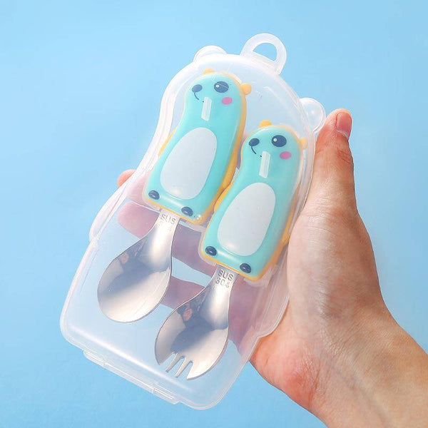 Cute little fork & spoon for Bento Lunch Box