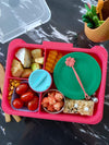 Pink Bento Boxes 4 compartments/ Platter for Adults from Kiddy Planet Bento Lunch Box